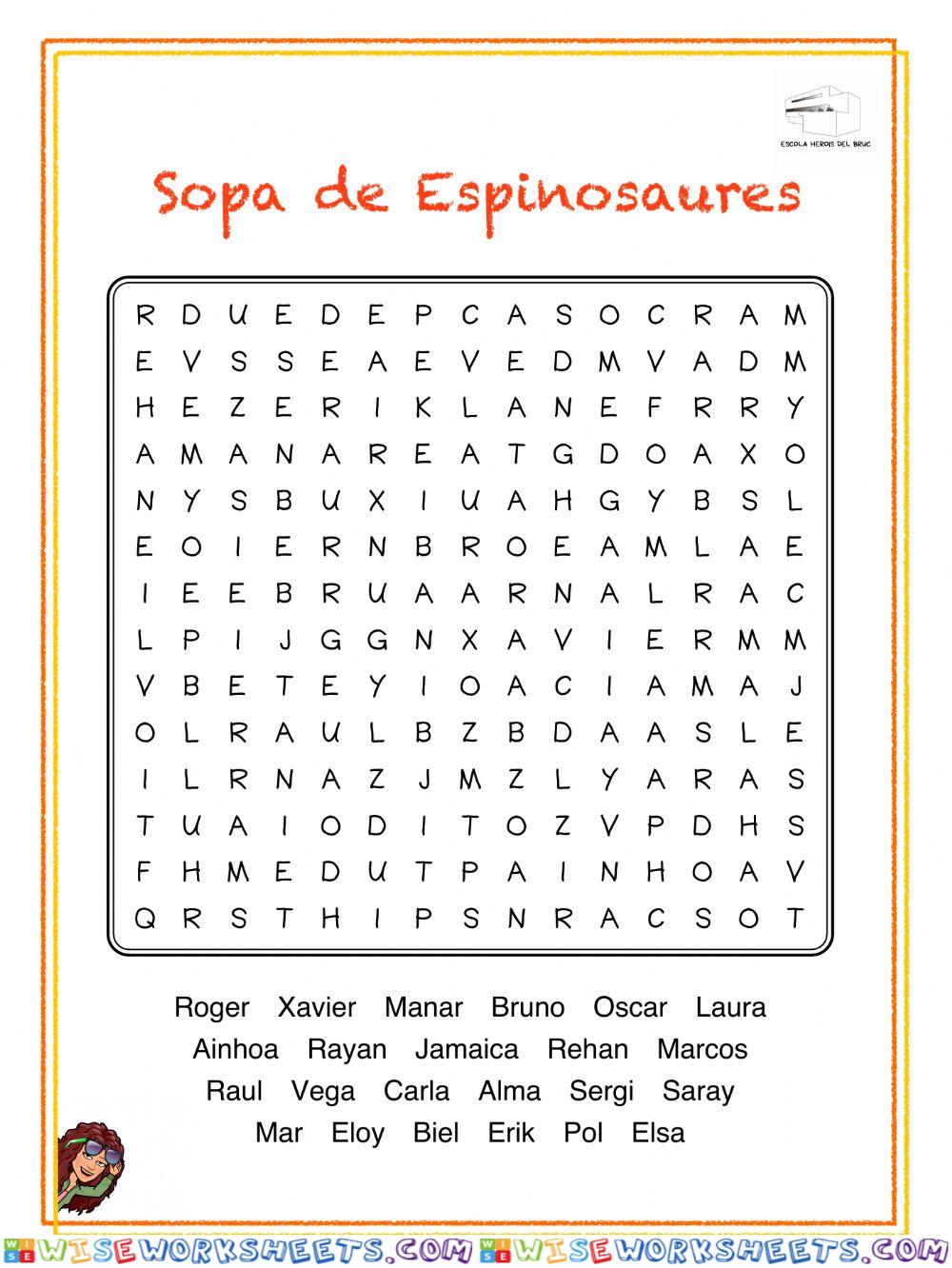 Sopa de espinosaures