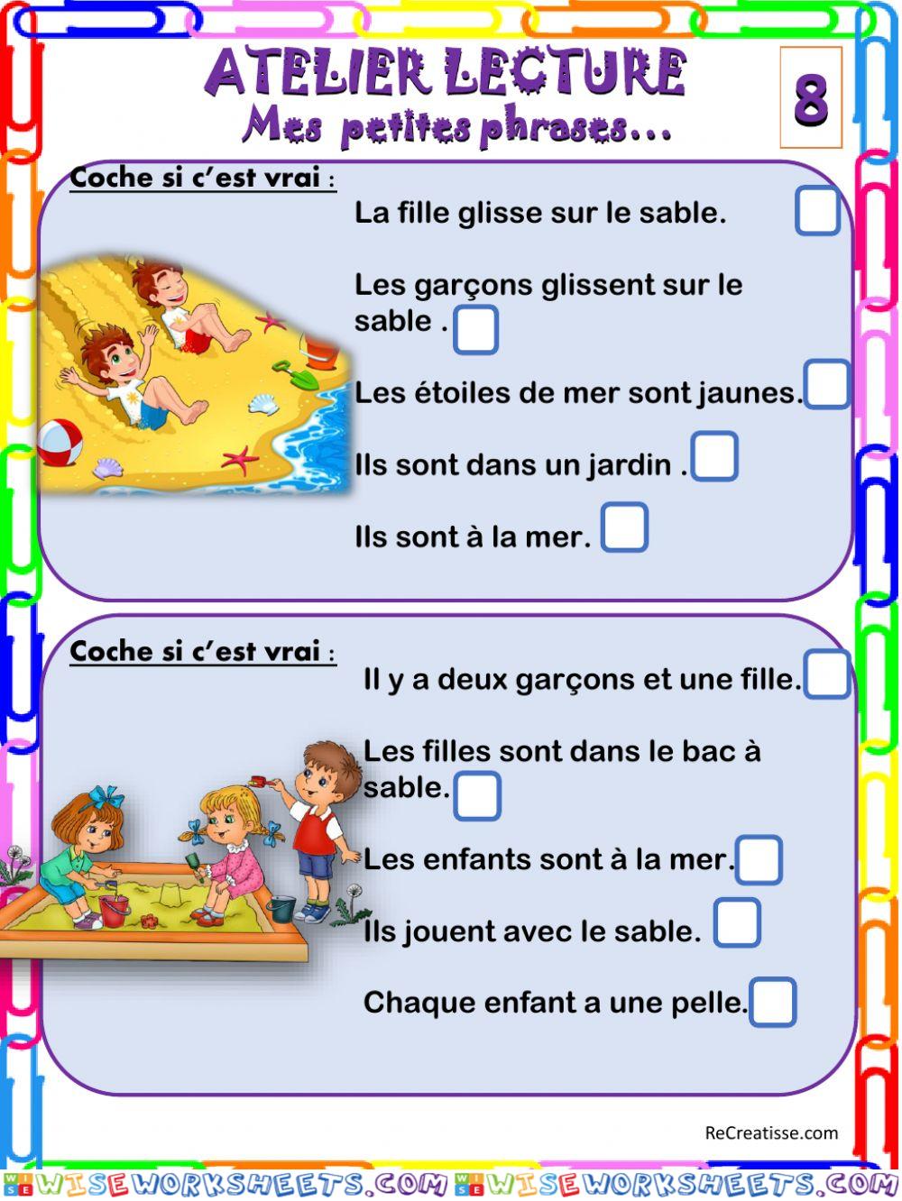 Mes petites phrases 8