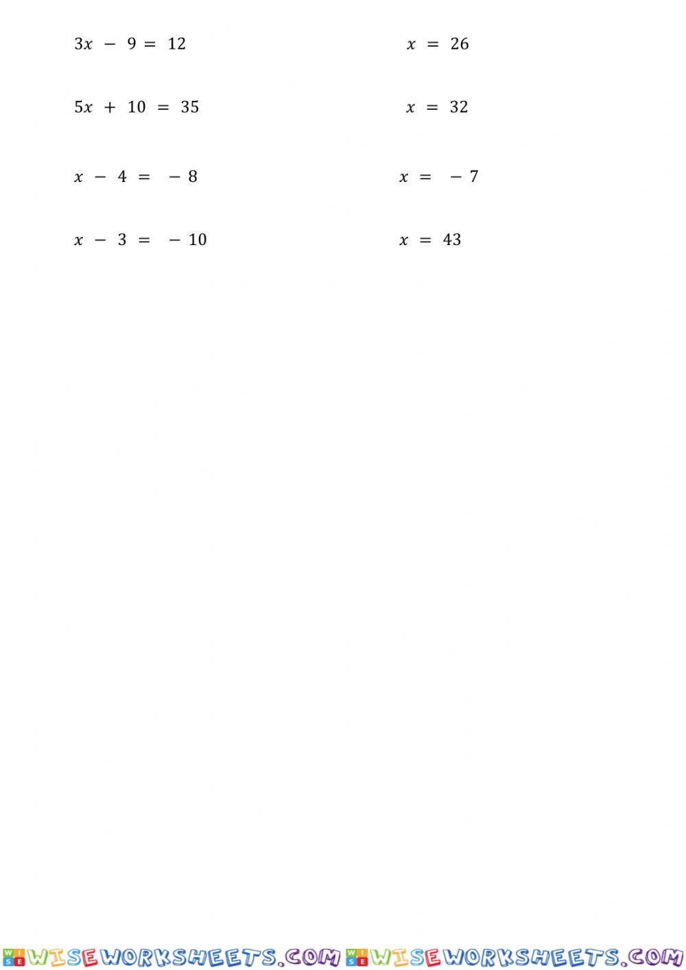 worksheet