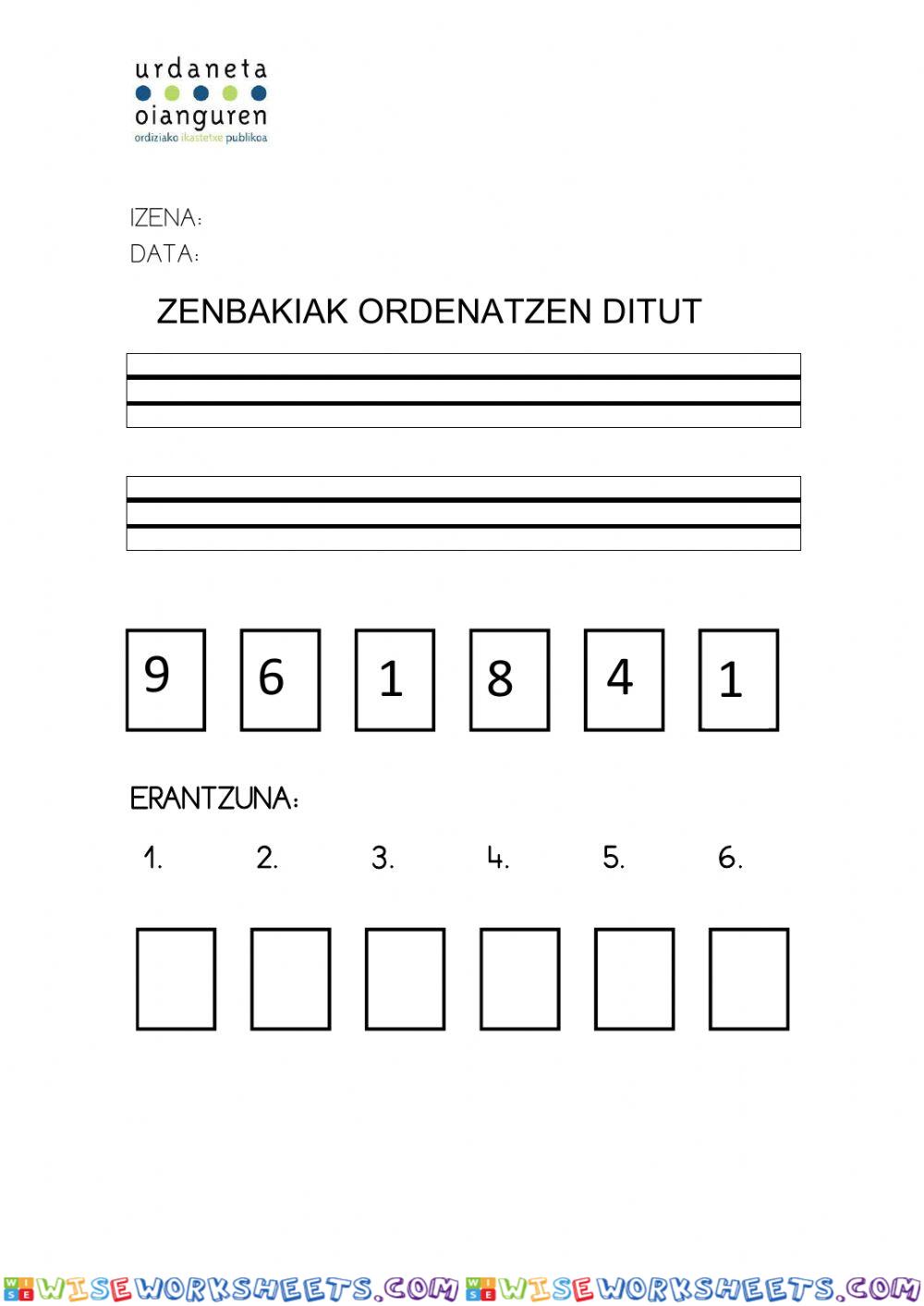 worksheet