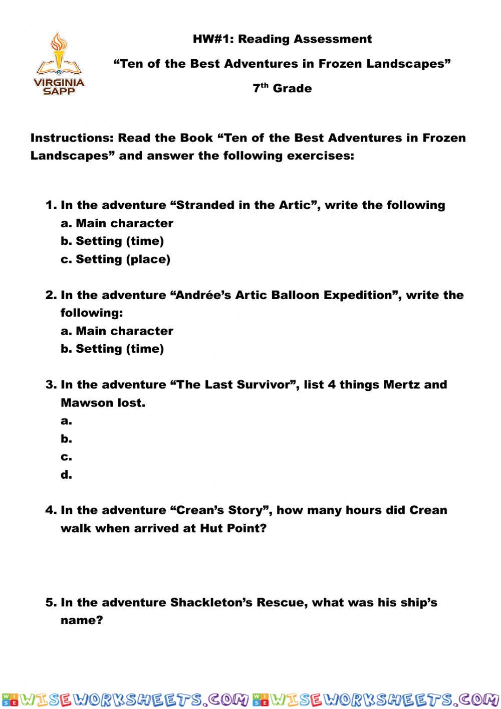 worksheet