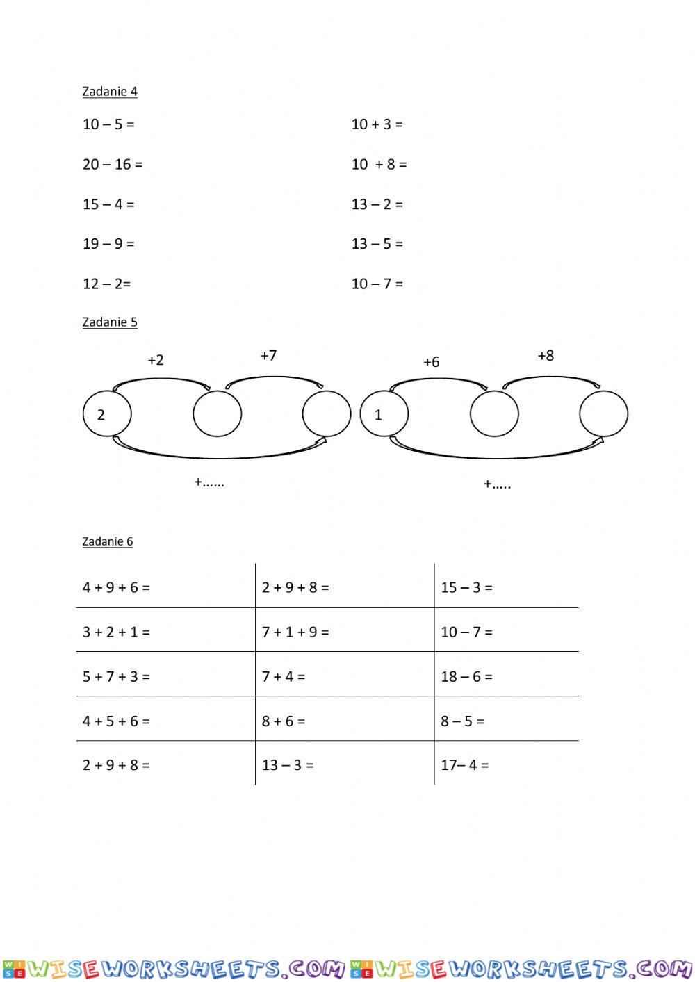 worksheet