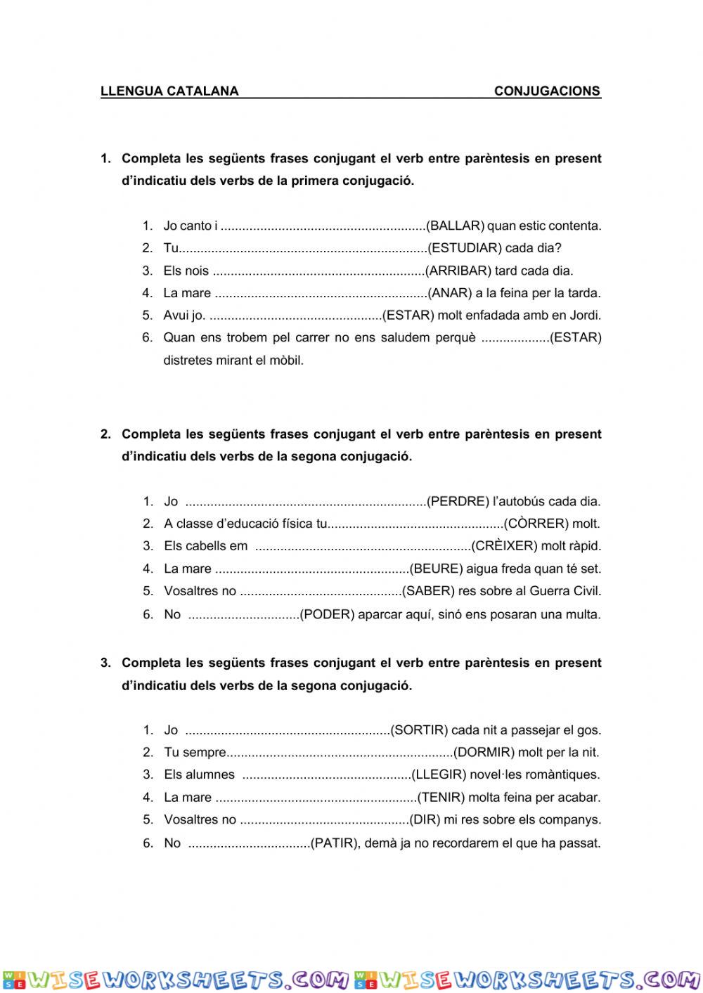 worksheet