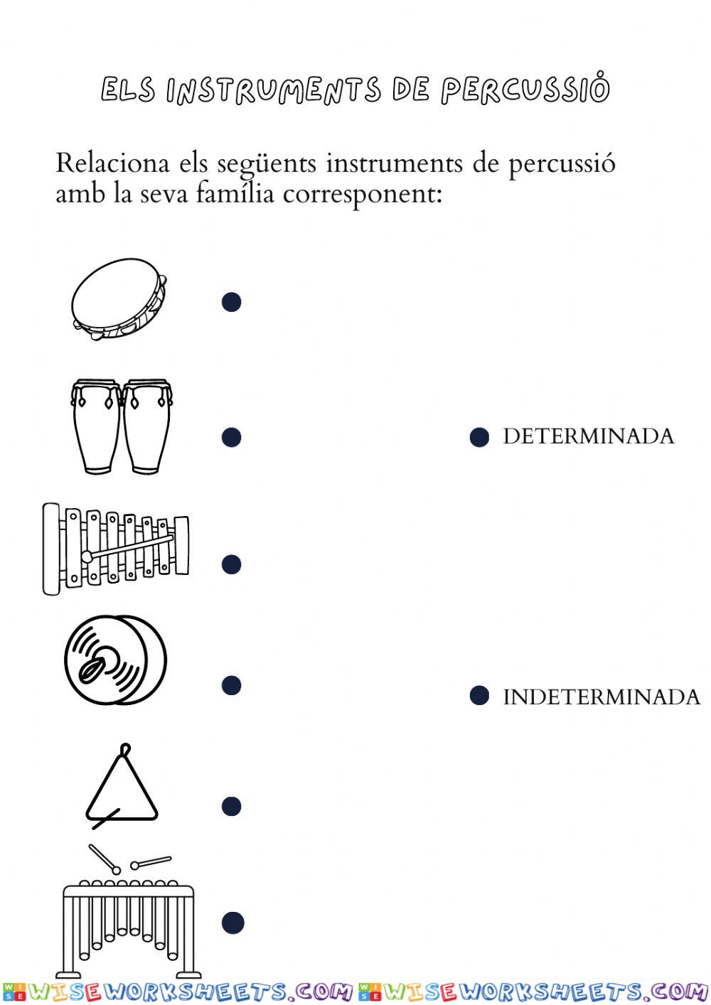 Els instruments de percussió