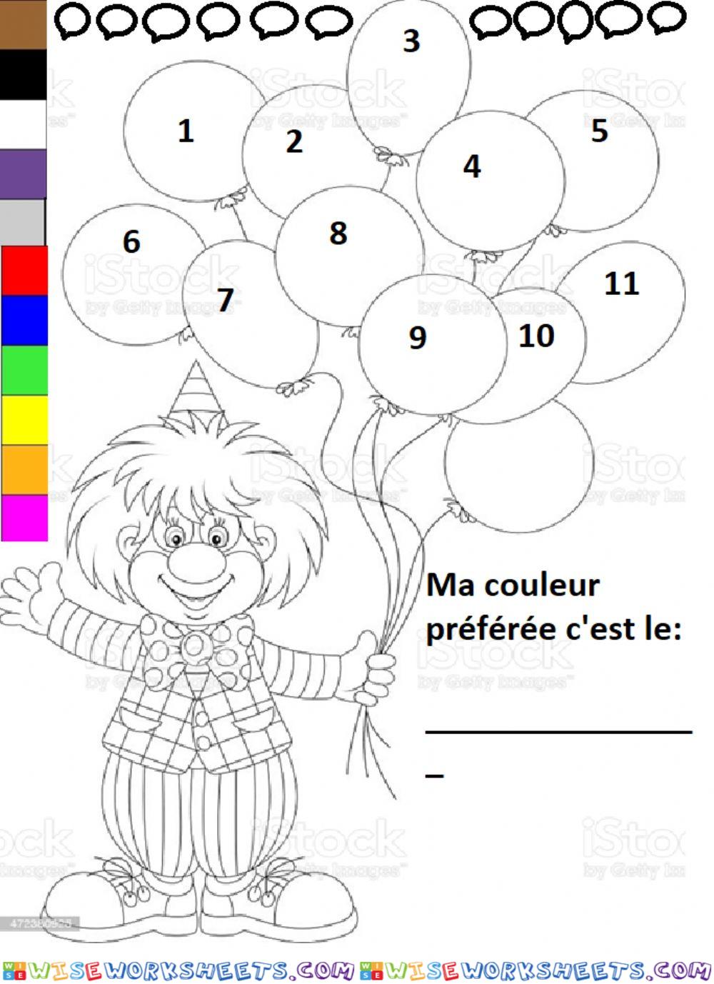 Les couleurs et les nombres