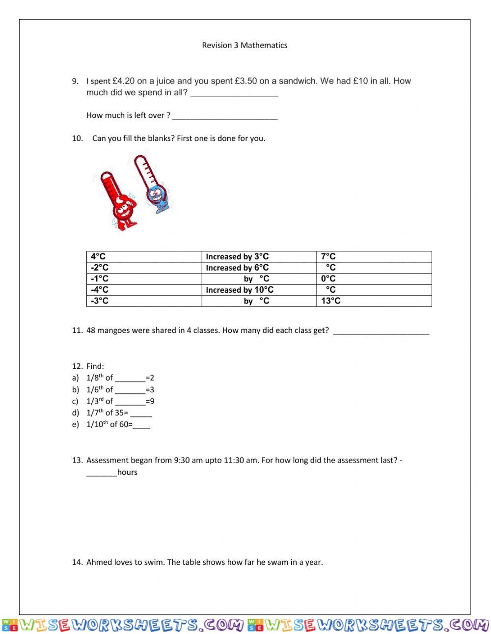 worksheet