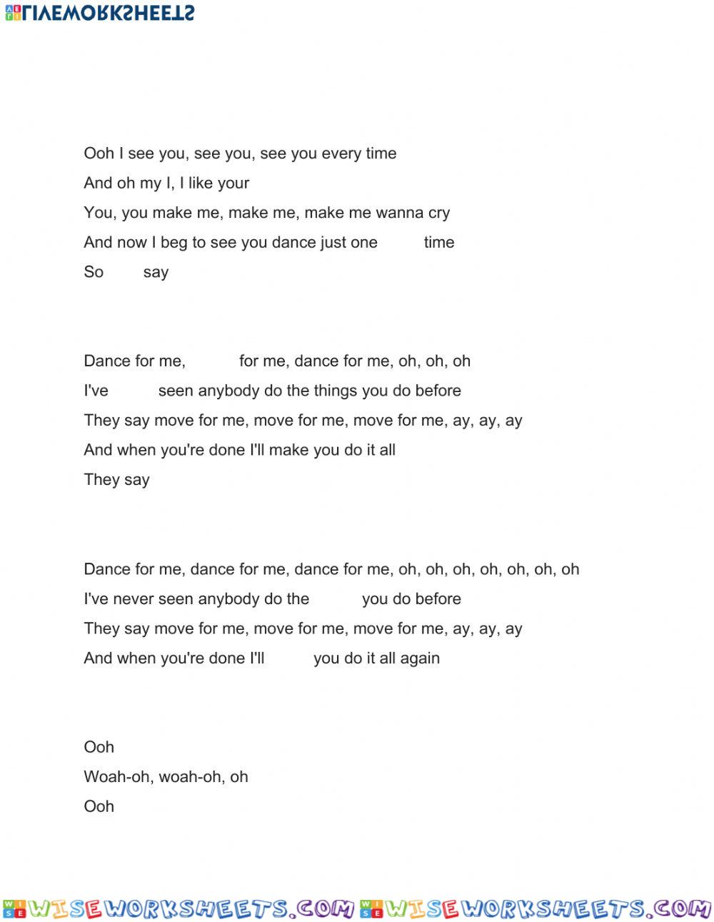 worksheet
