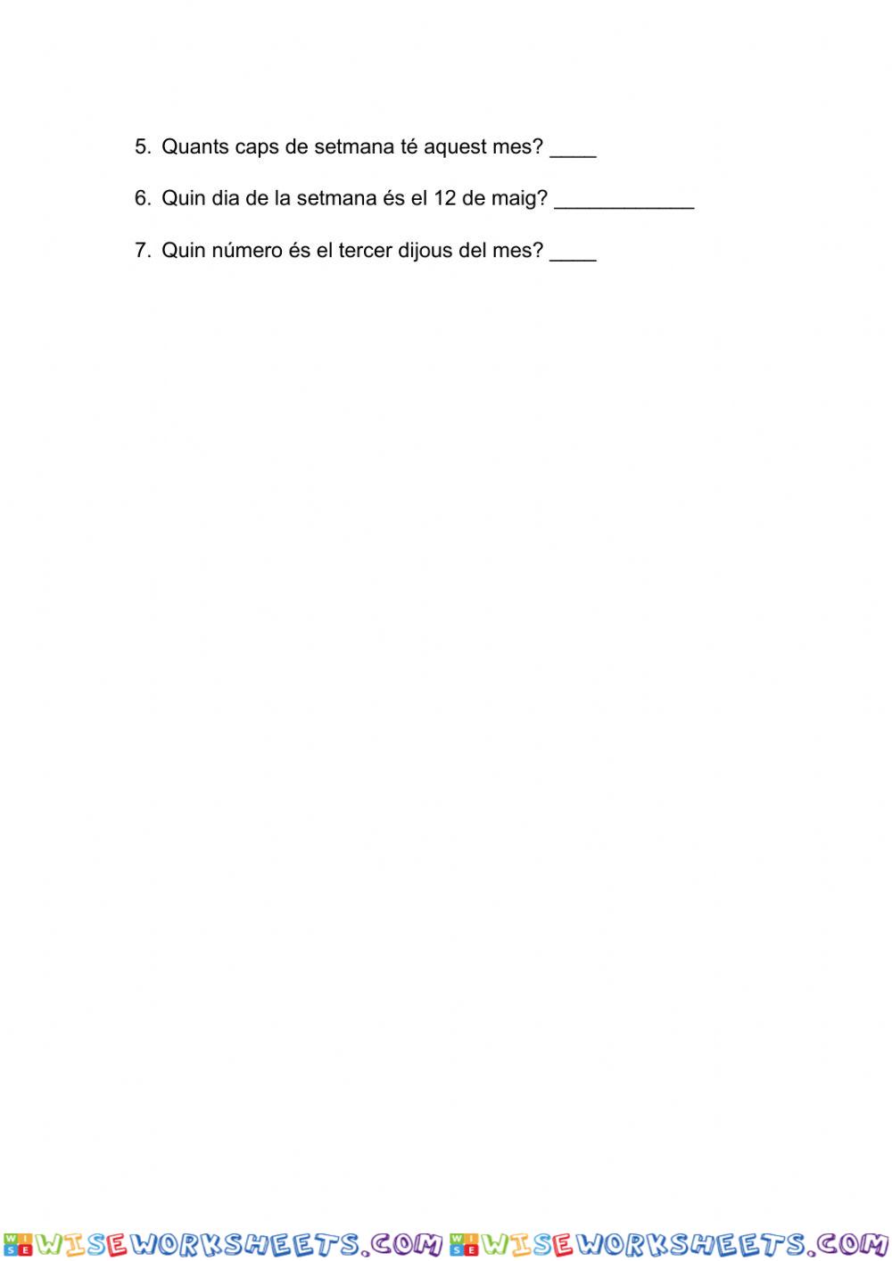 worksheet