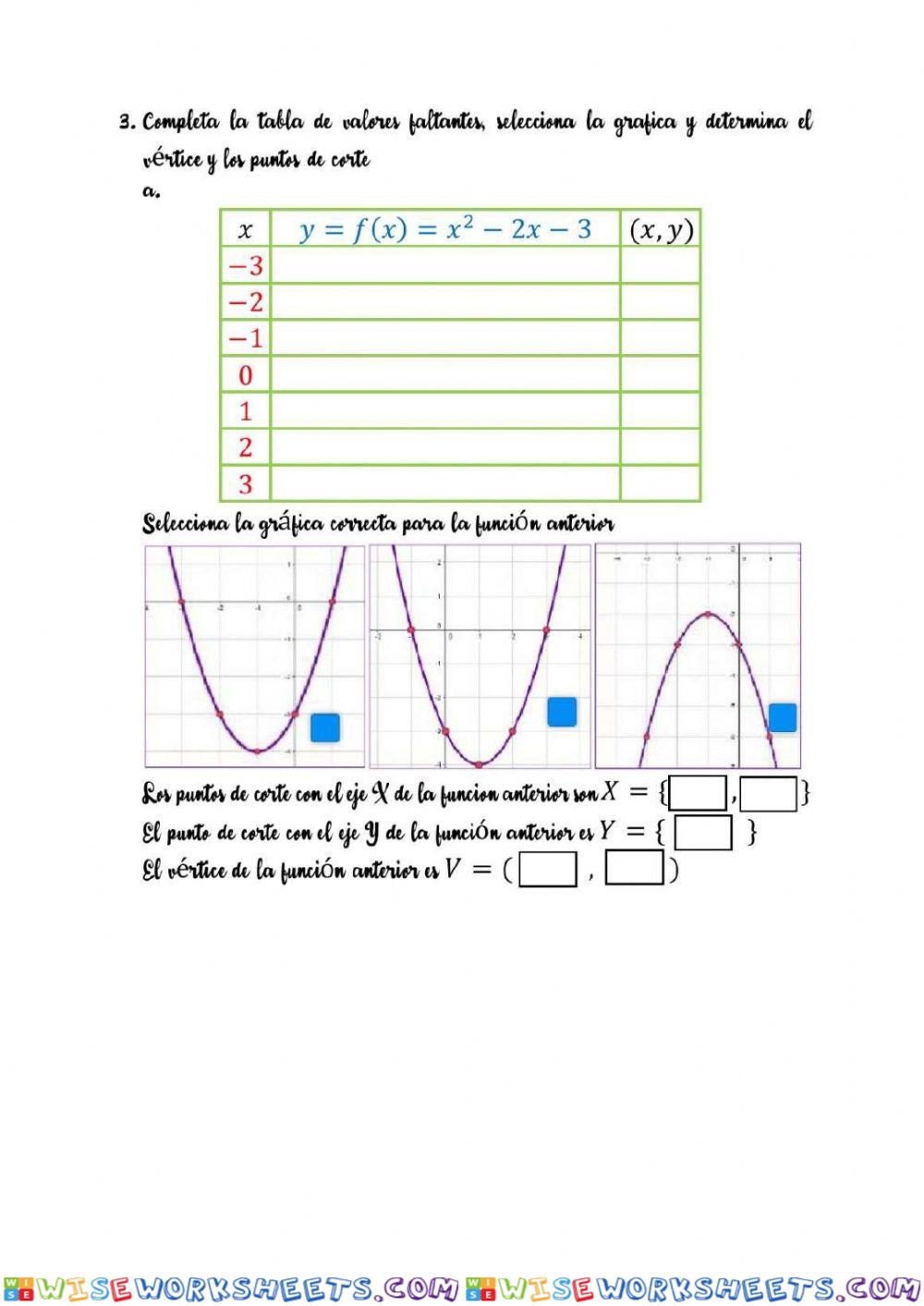 worksheet