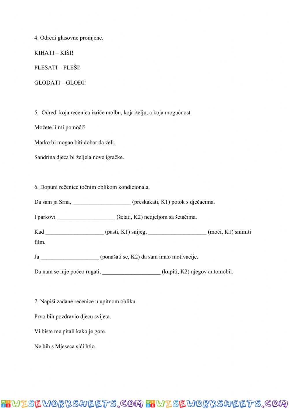 worksheet