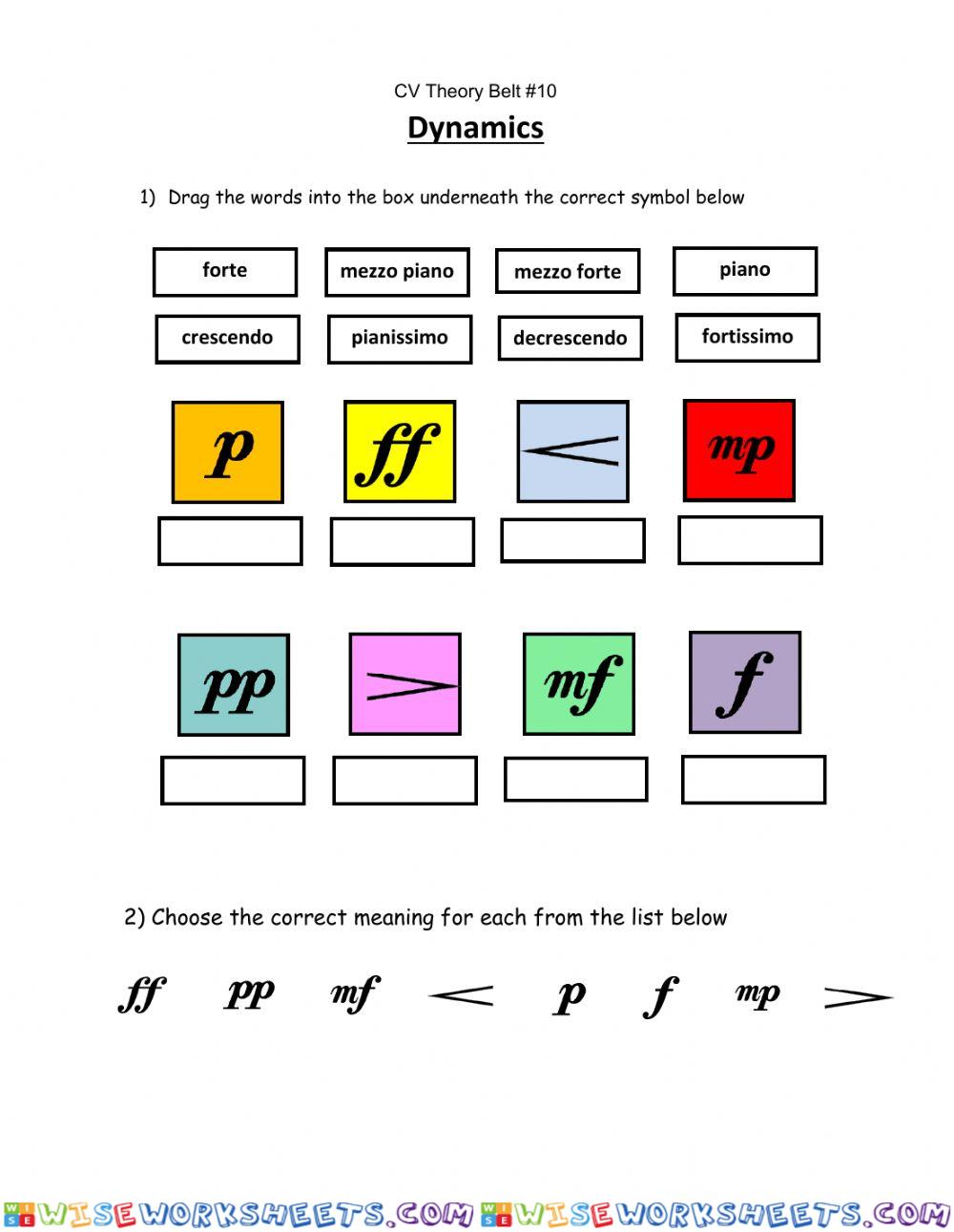 Dynamics in Music