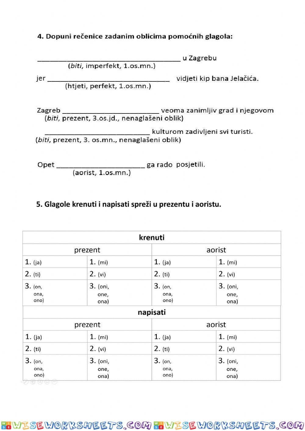 worksheet