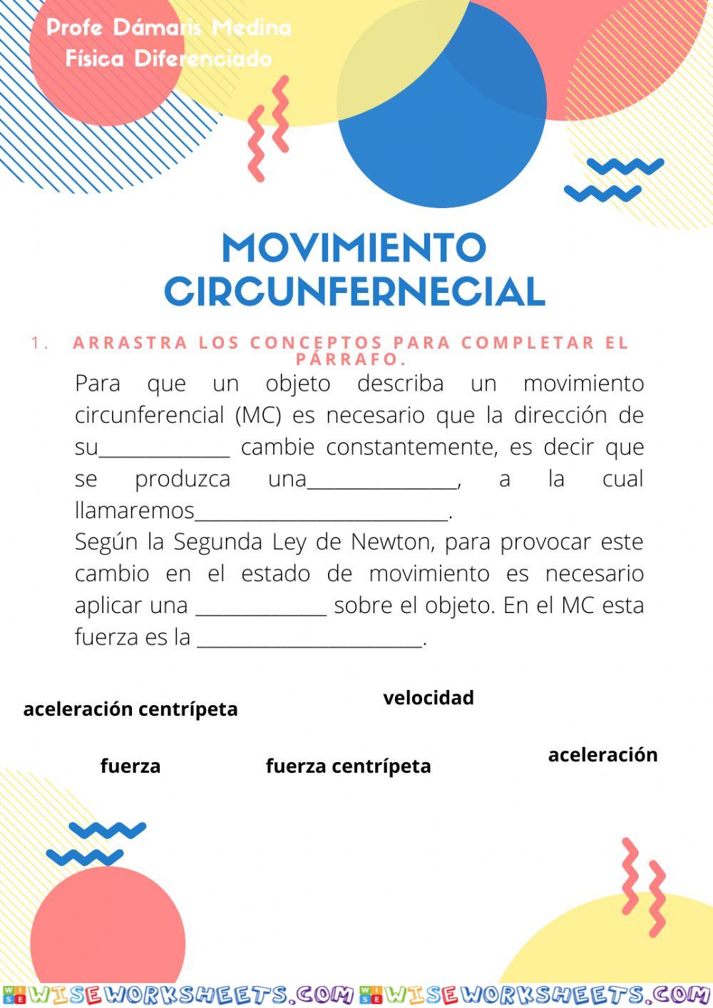 Movimiento Circunferencial