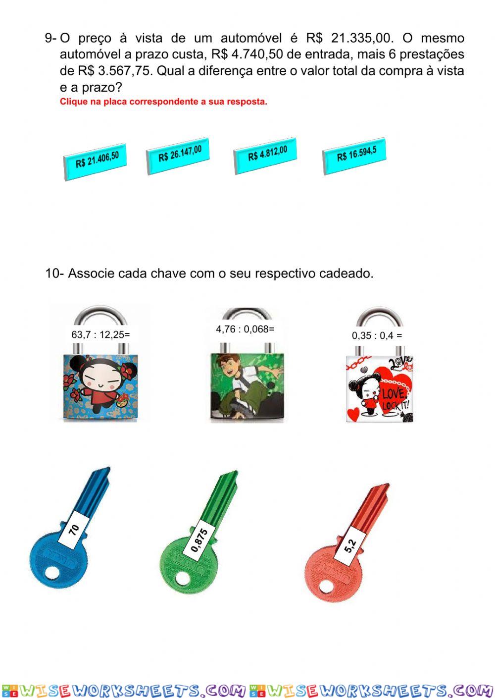 worksheet