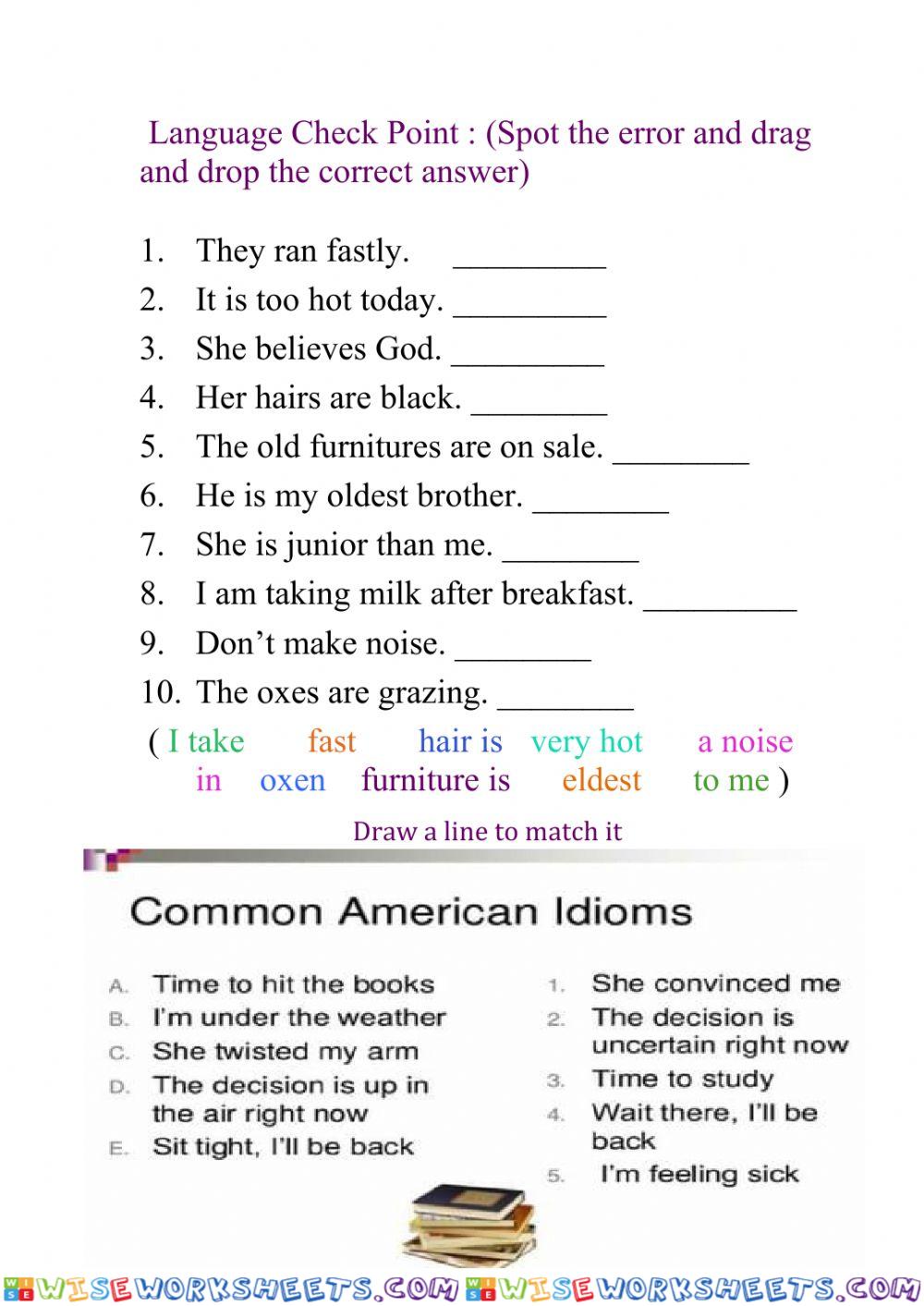 worksheet