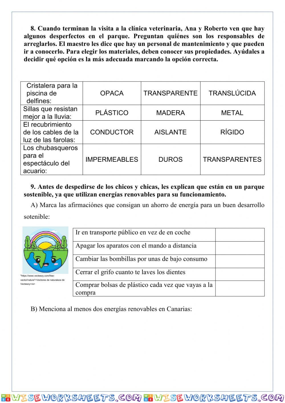 worksheet
