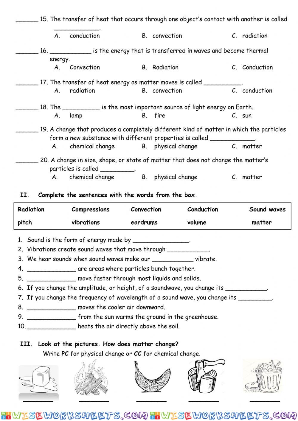 worksheet