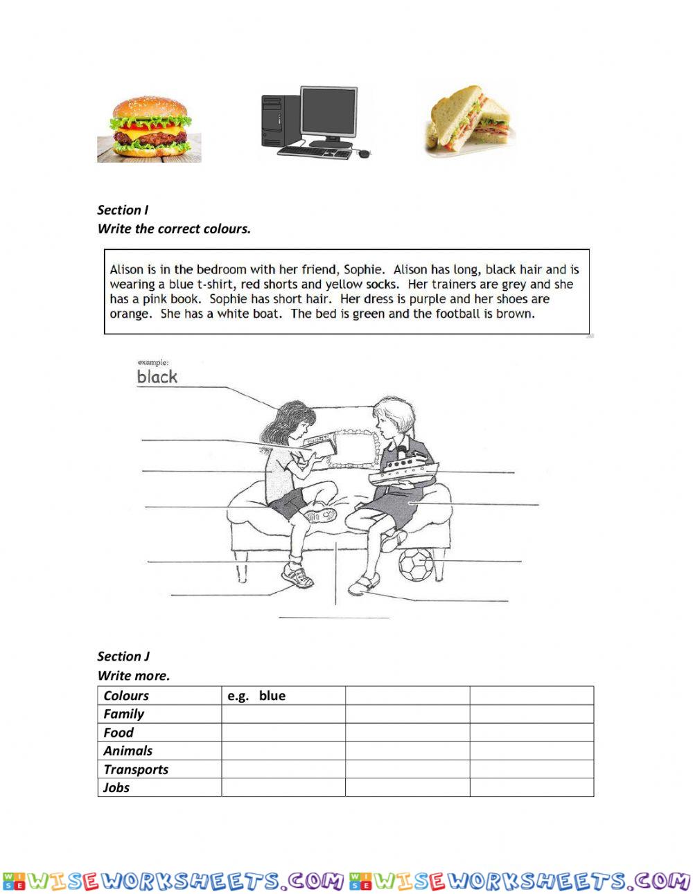 worksheet