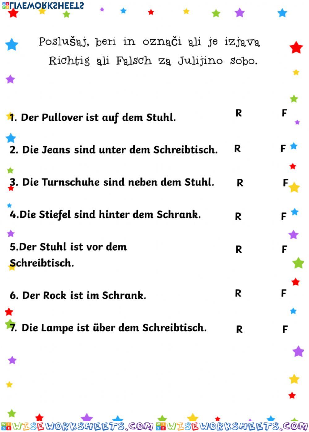 worksheet