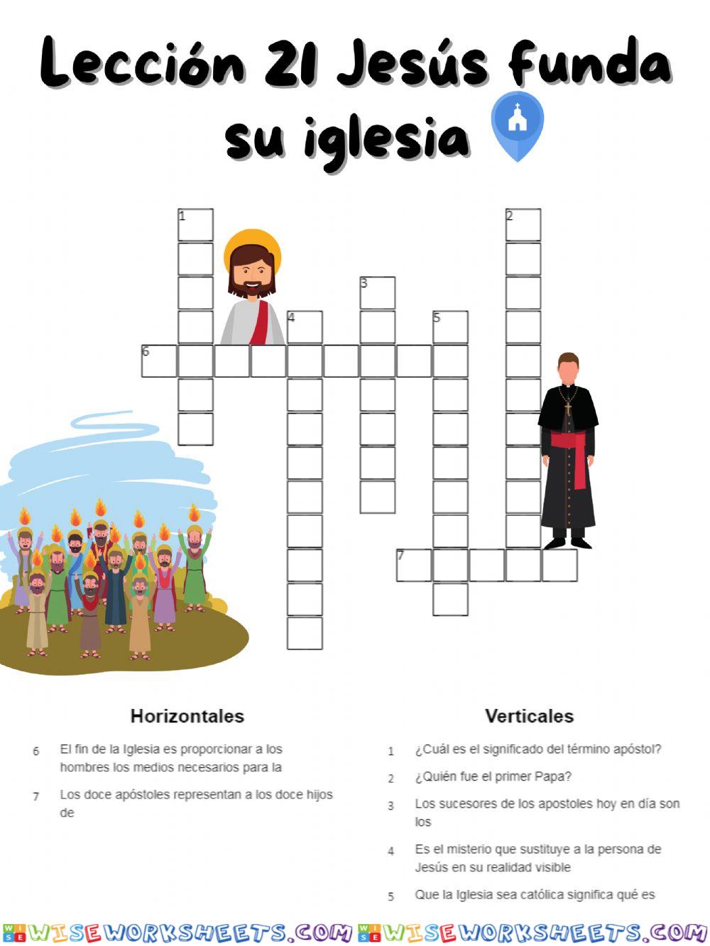 Jesus funda su iglesia