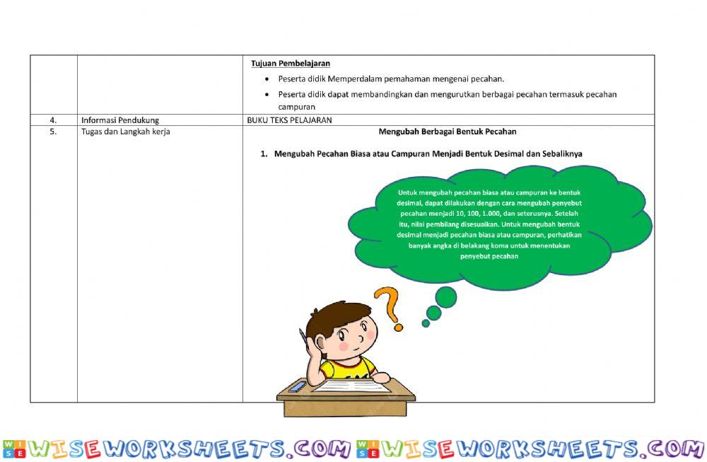 worksheet