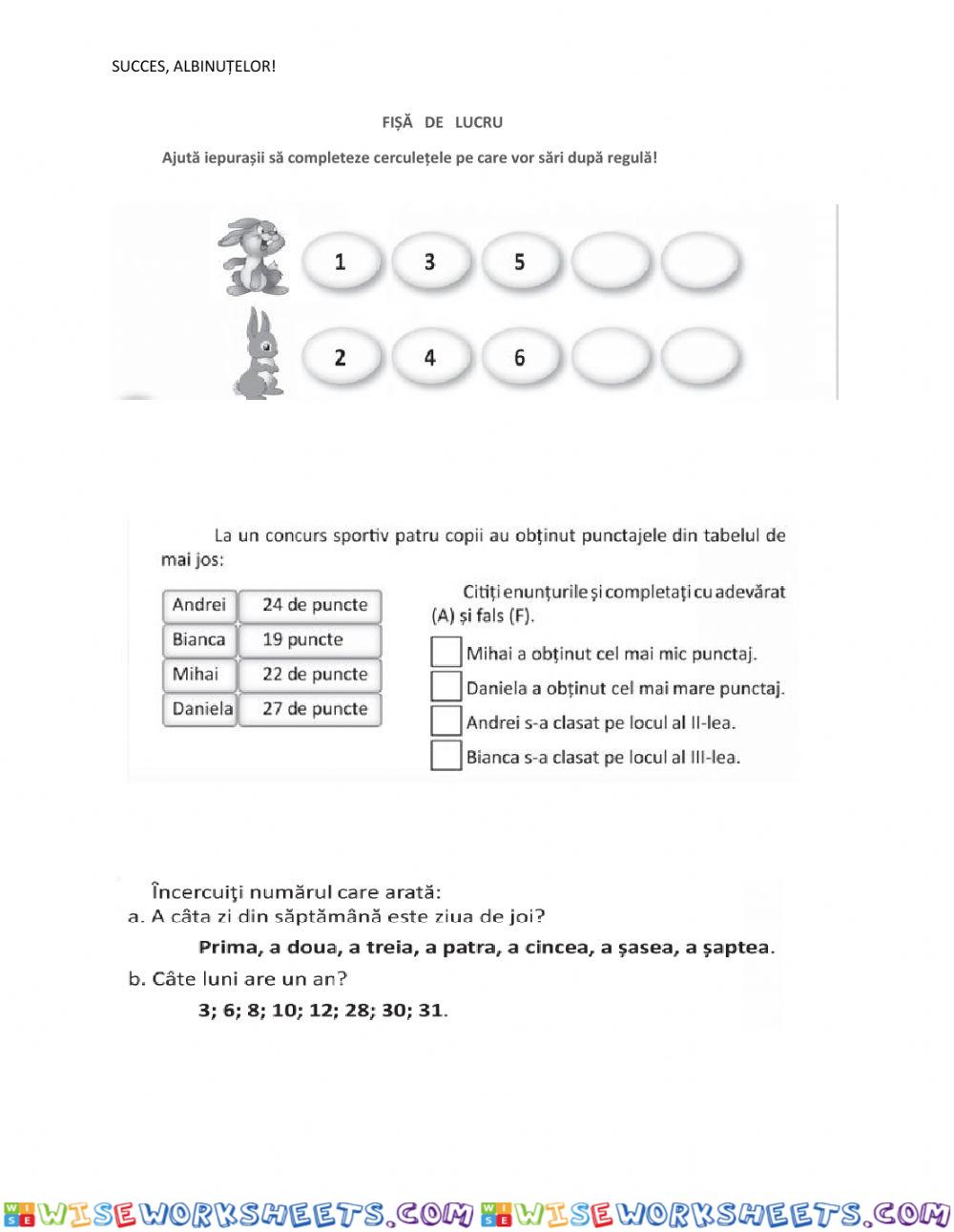 Fisa matematica 2