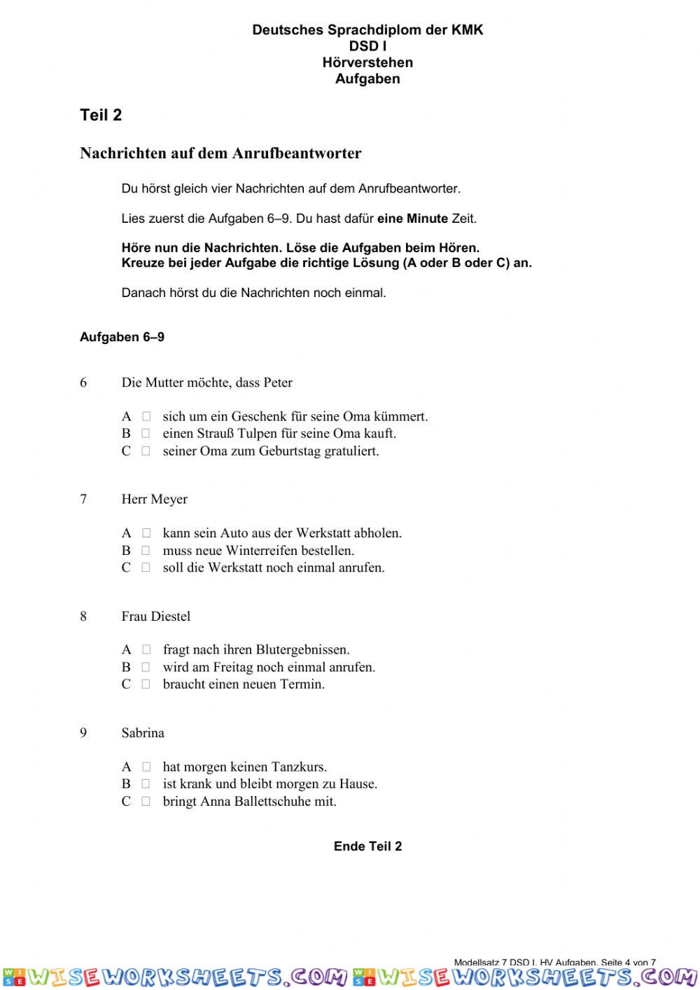 DSD 1 HV Nr.7