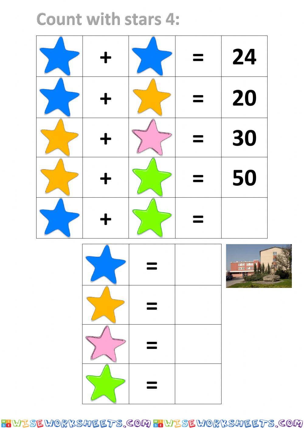 Count with stars 4