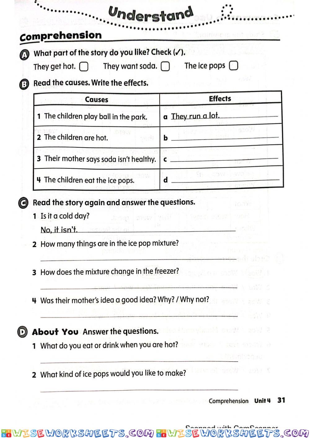 worksheet