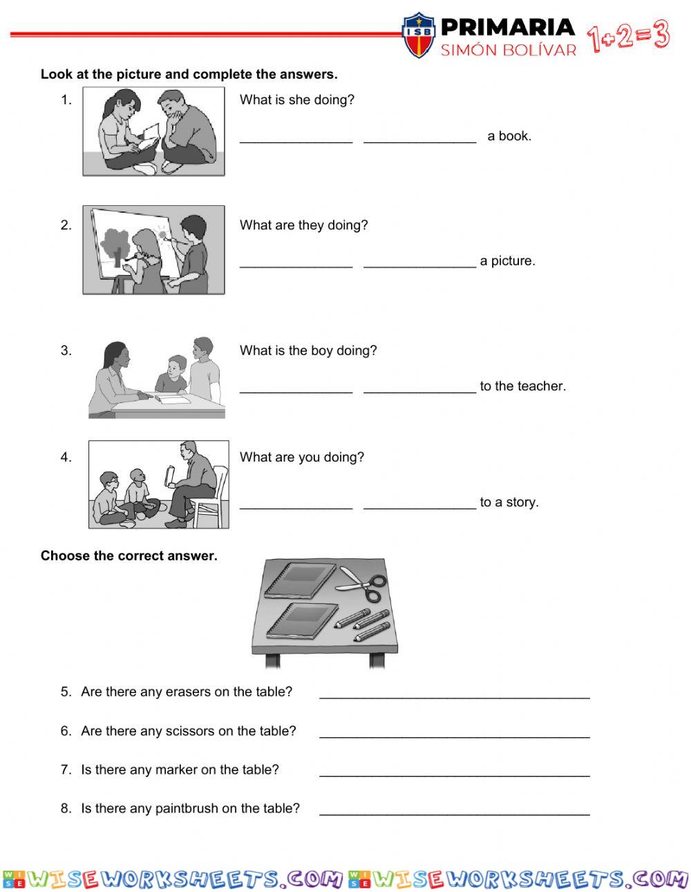 Grammar 2nd Grade Units 1 and 2