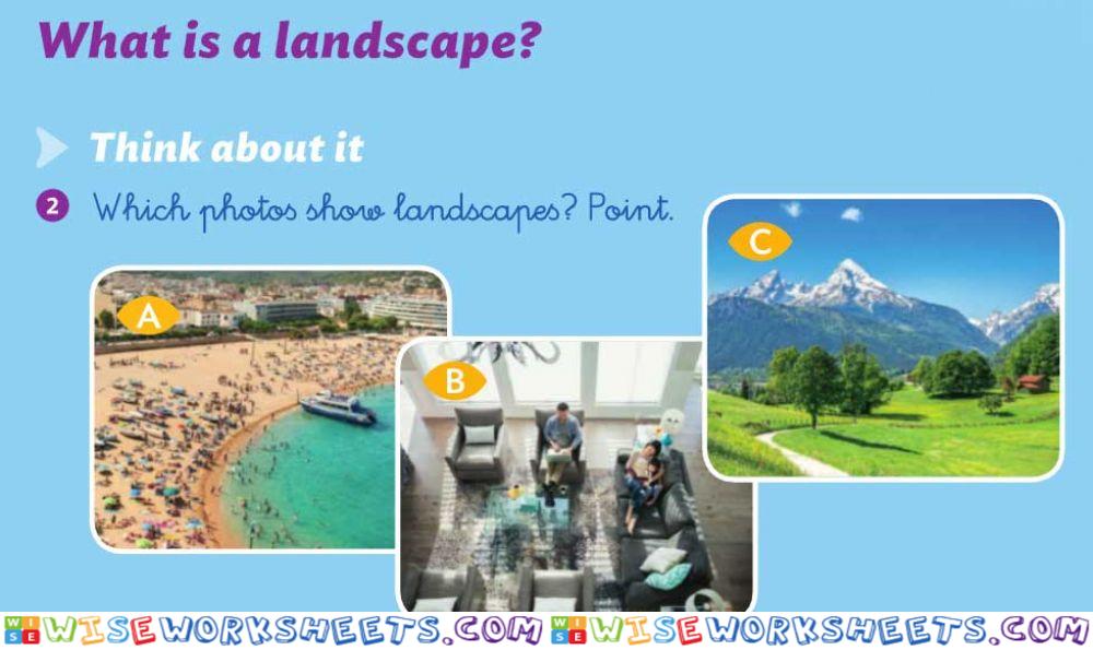 What is a landscape?