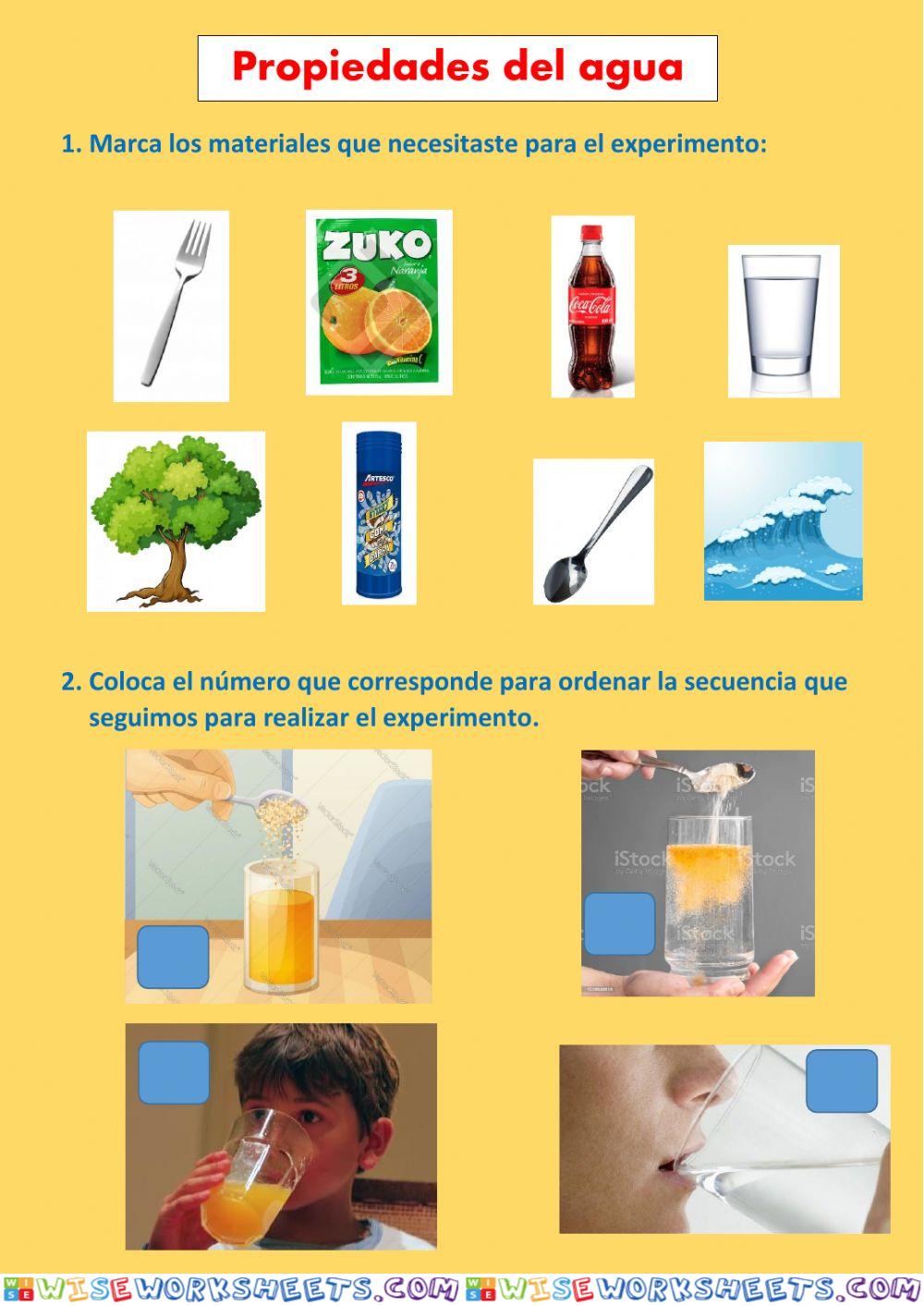 Propiedades del agua