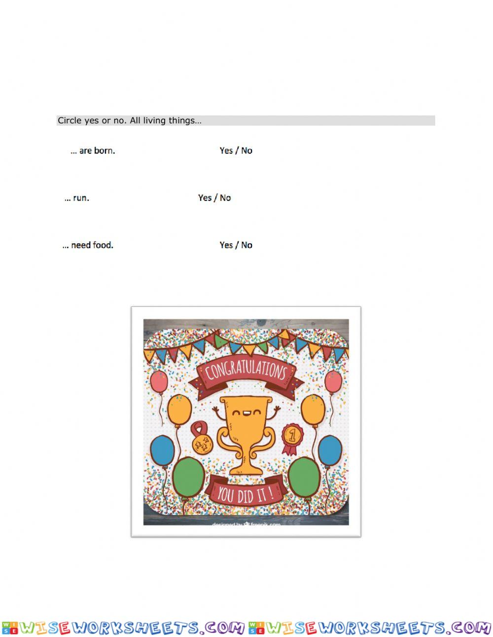 worksheet