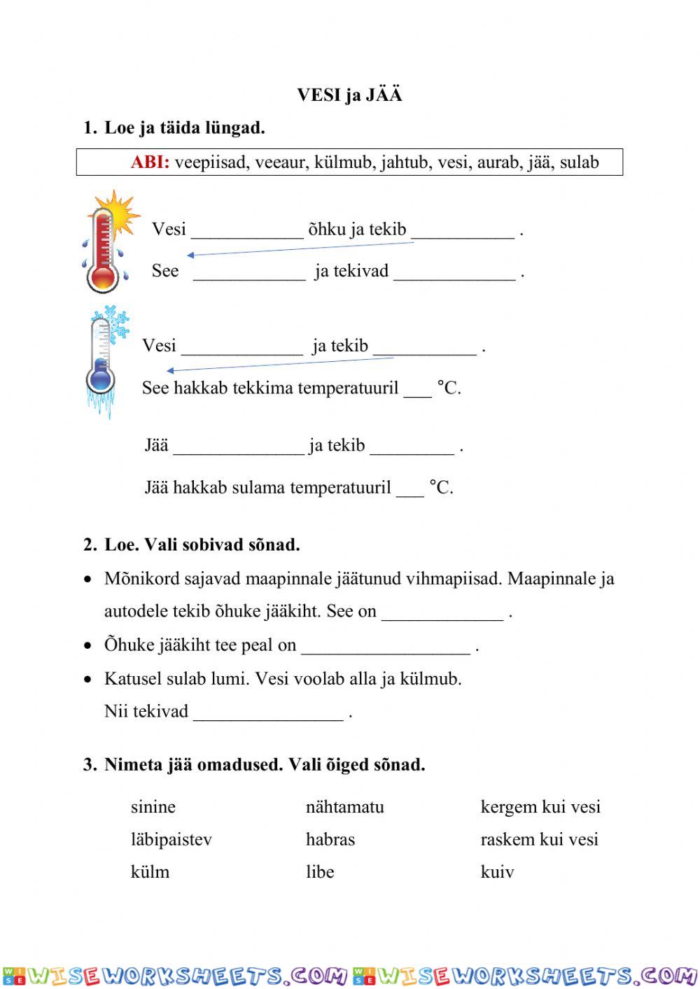 worksheet