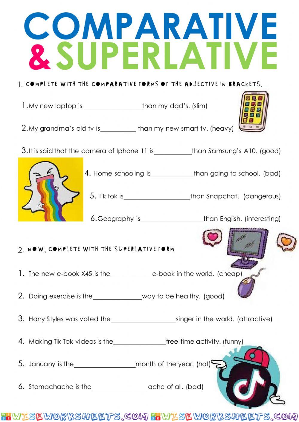 Comparatives and Superlatives