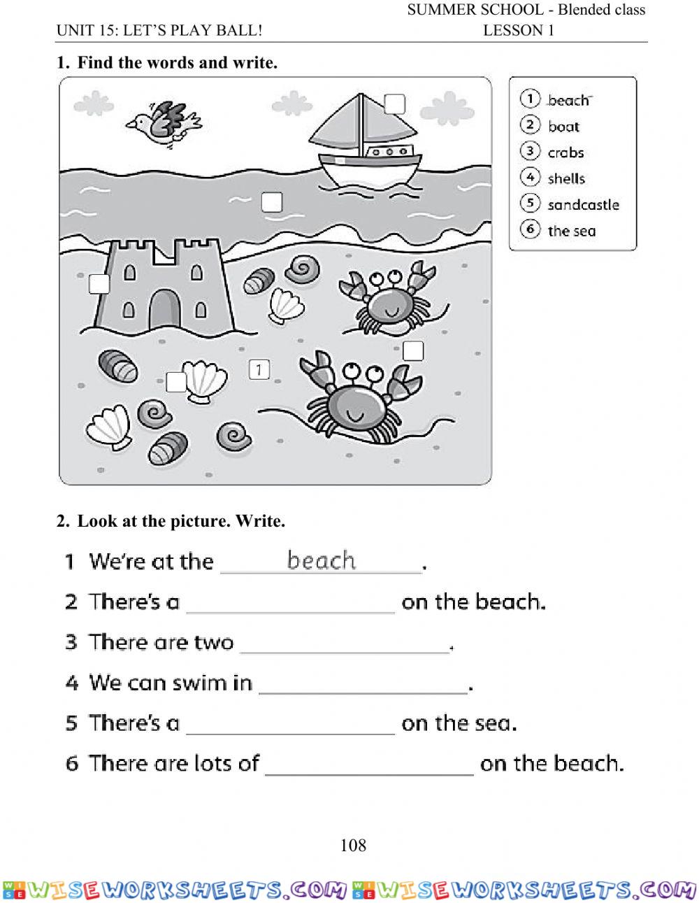 worksheet