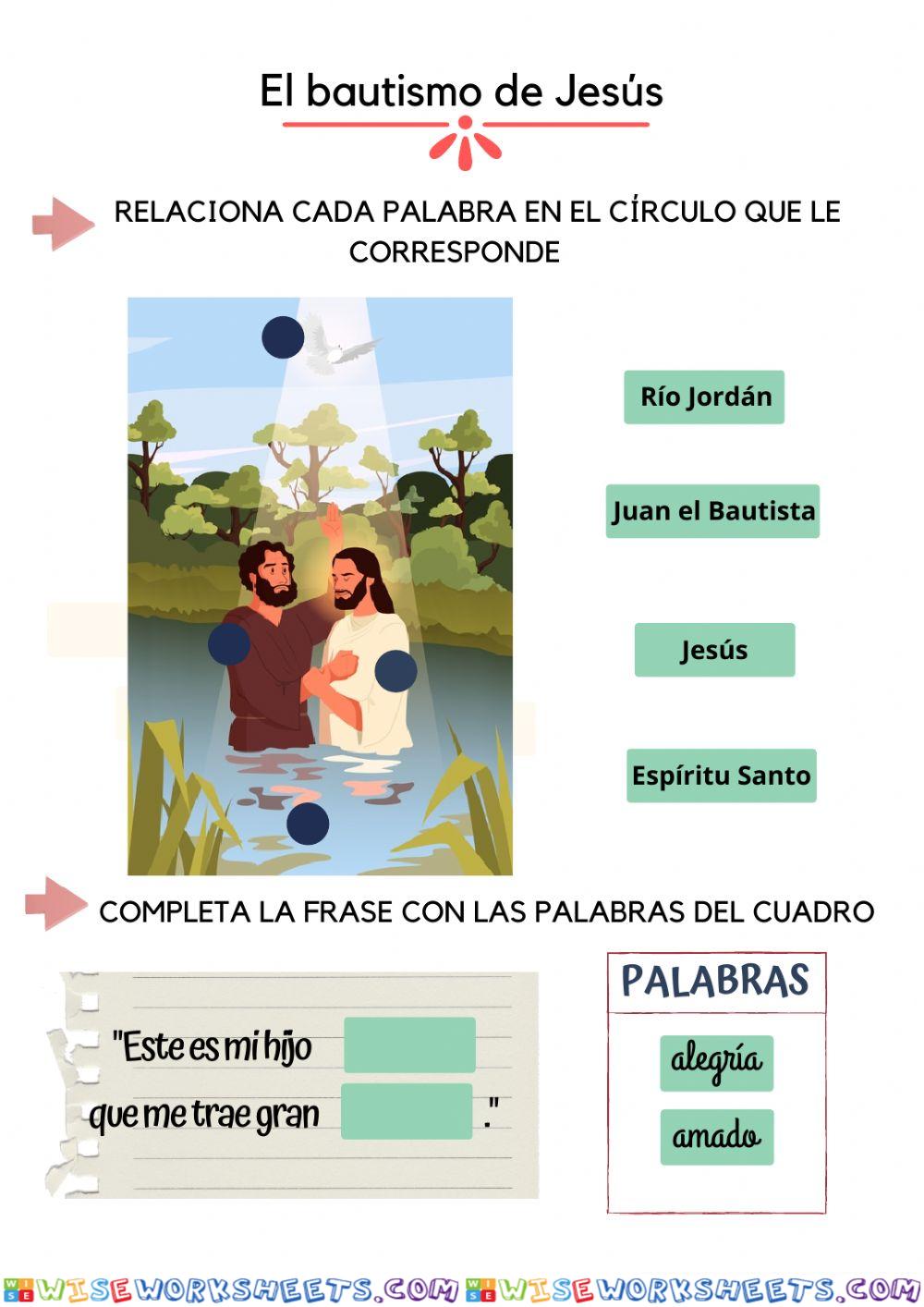 El bautismo de Jesús