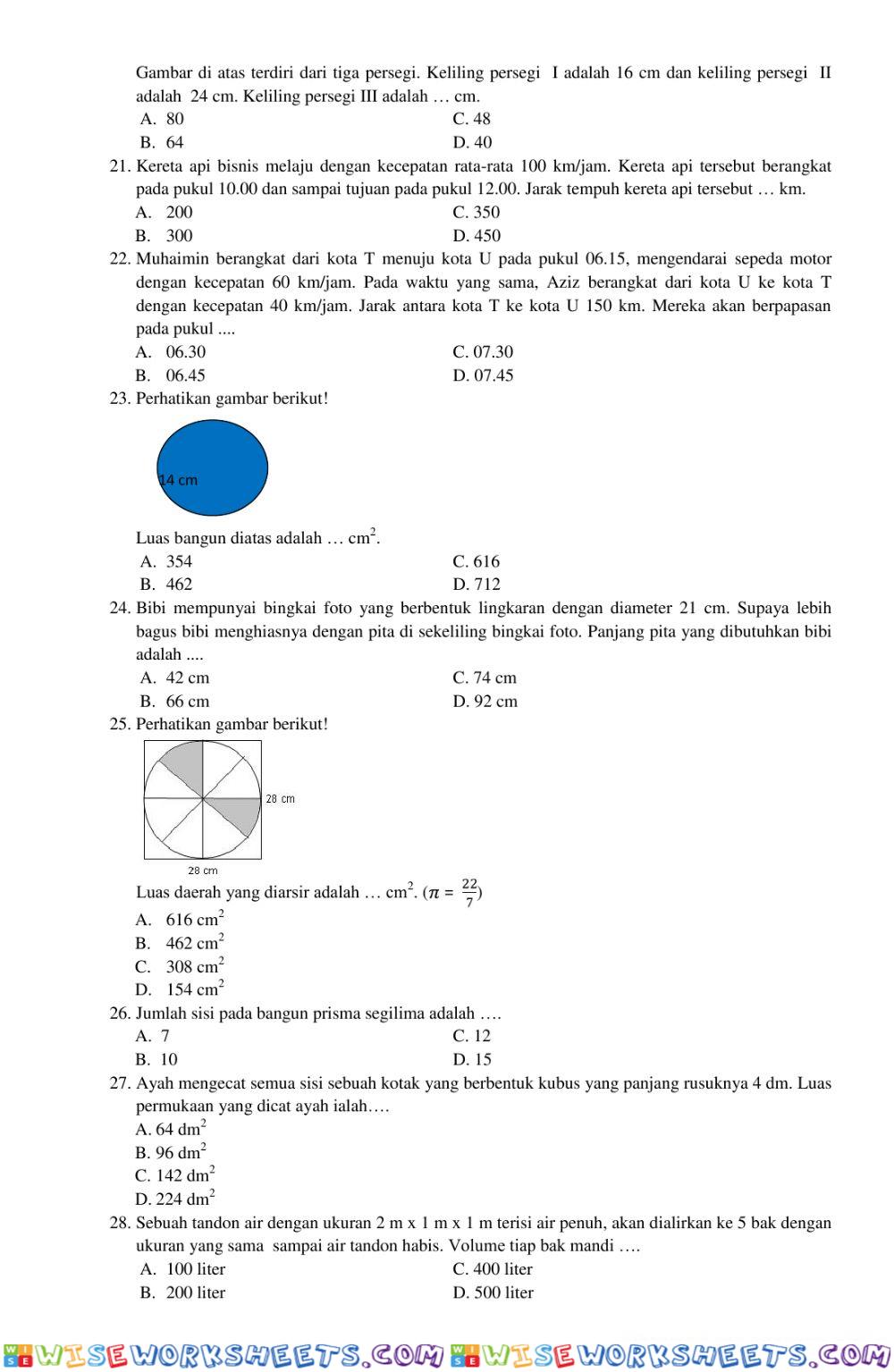 worksheet