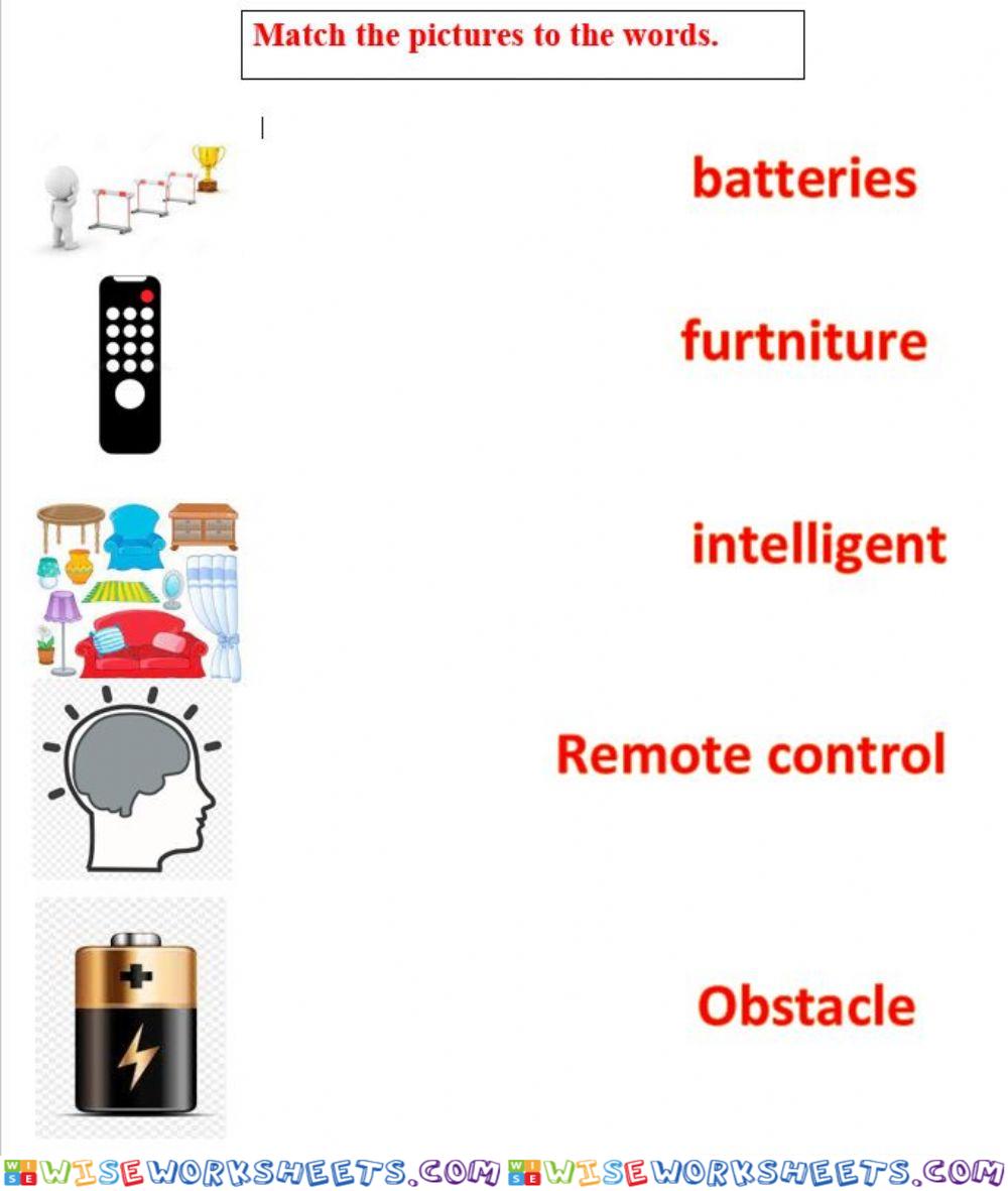 Match the pictures to the keyword