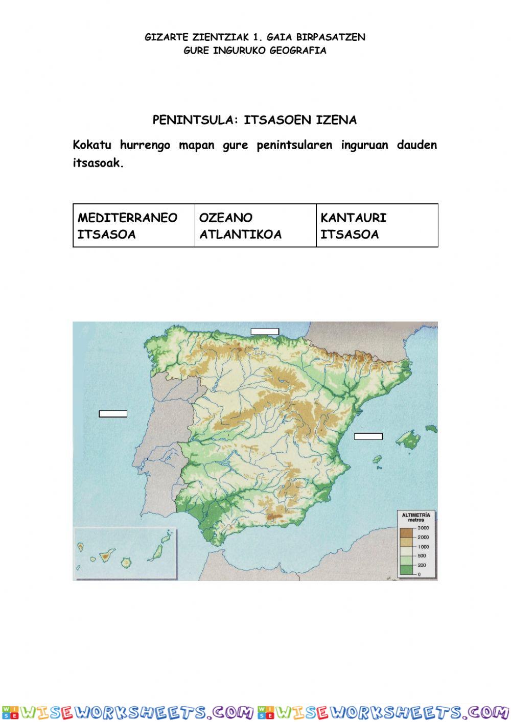 Gure inguruko geografia