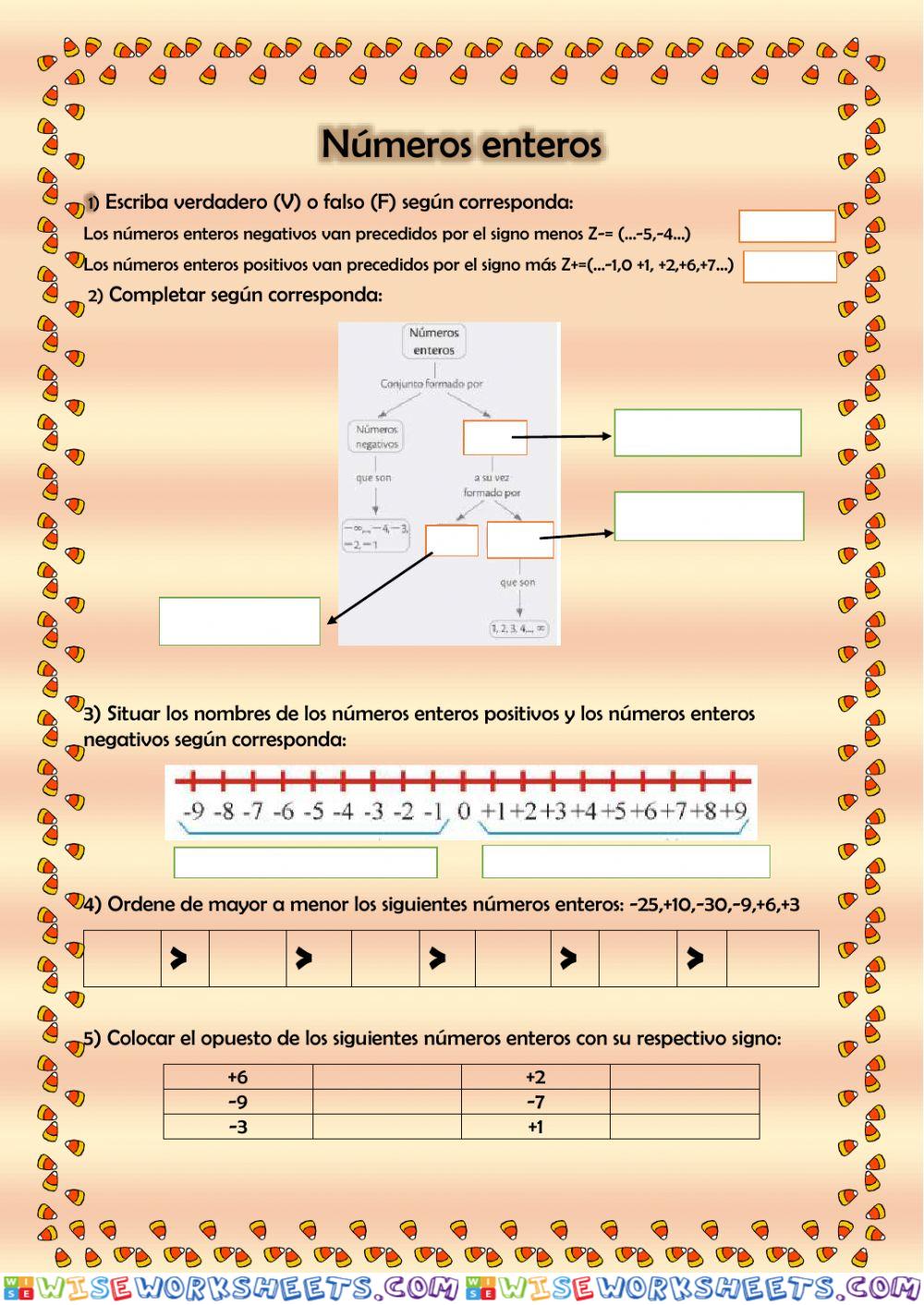 Nùmeros enteros