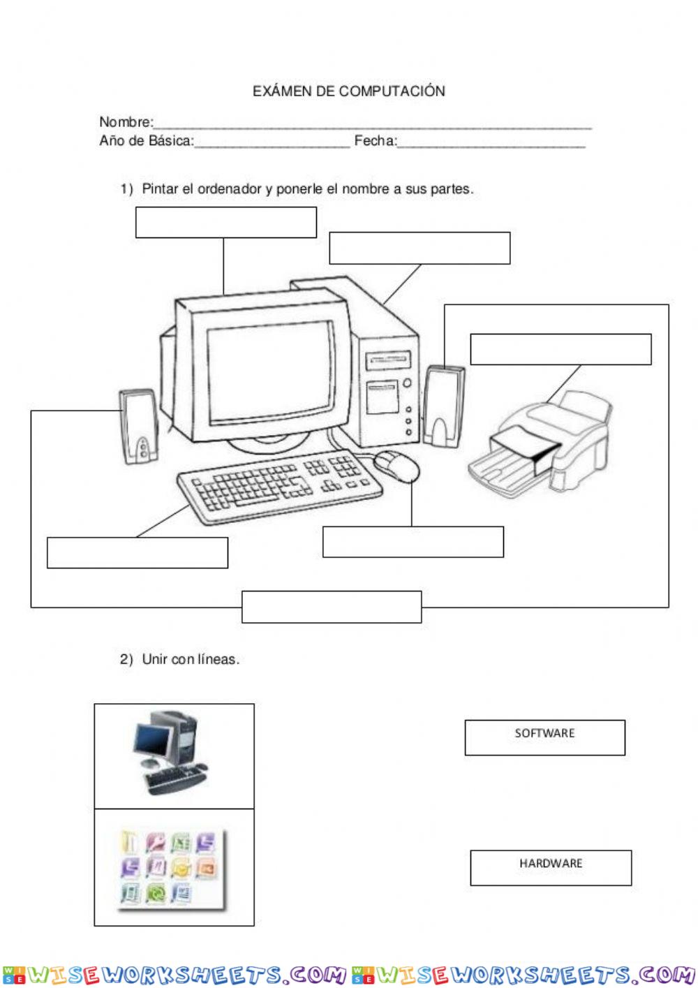 Partes de la computadora