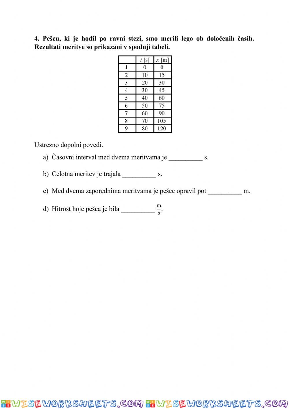 worksheet
