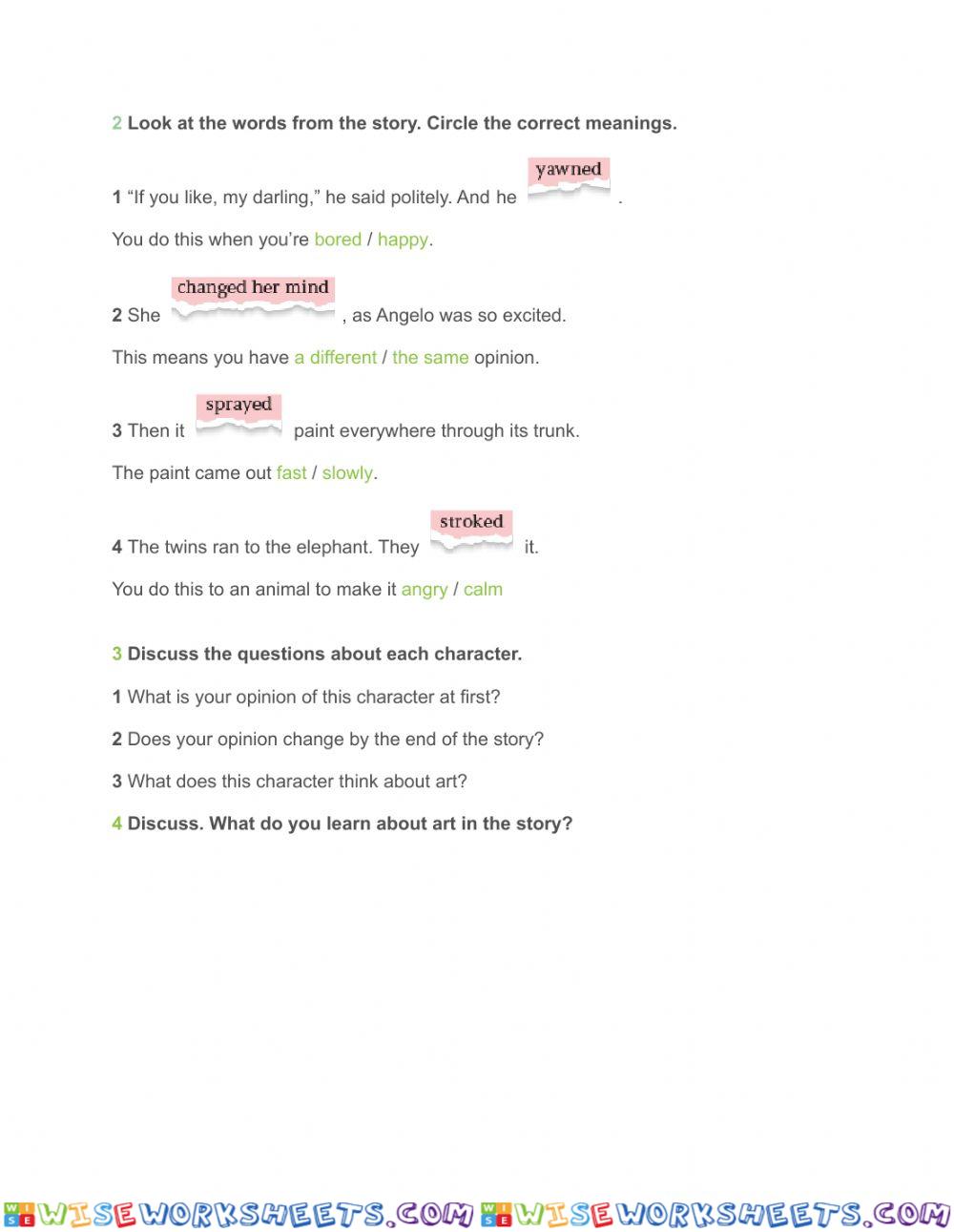worksheet