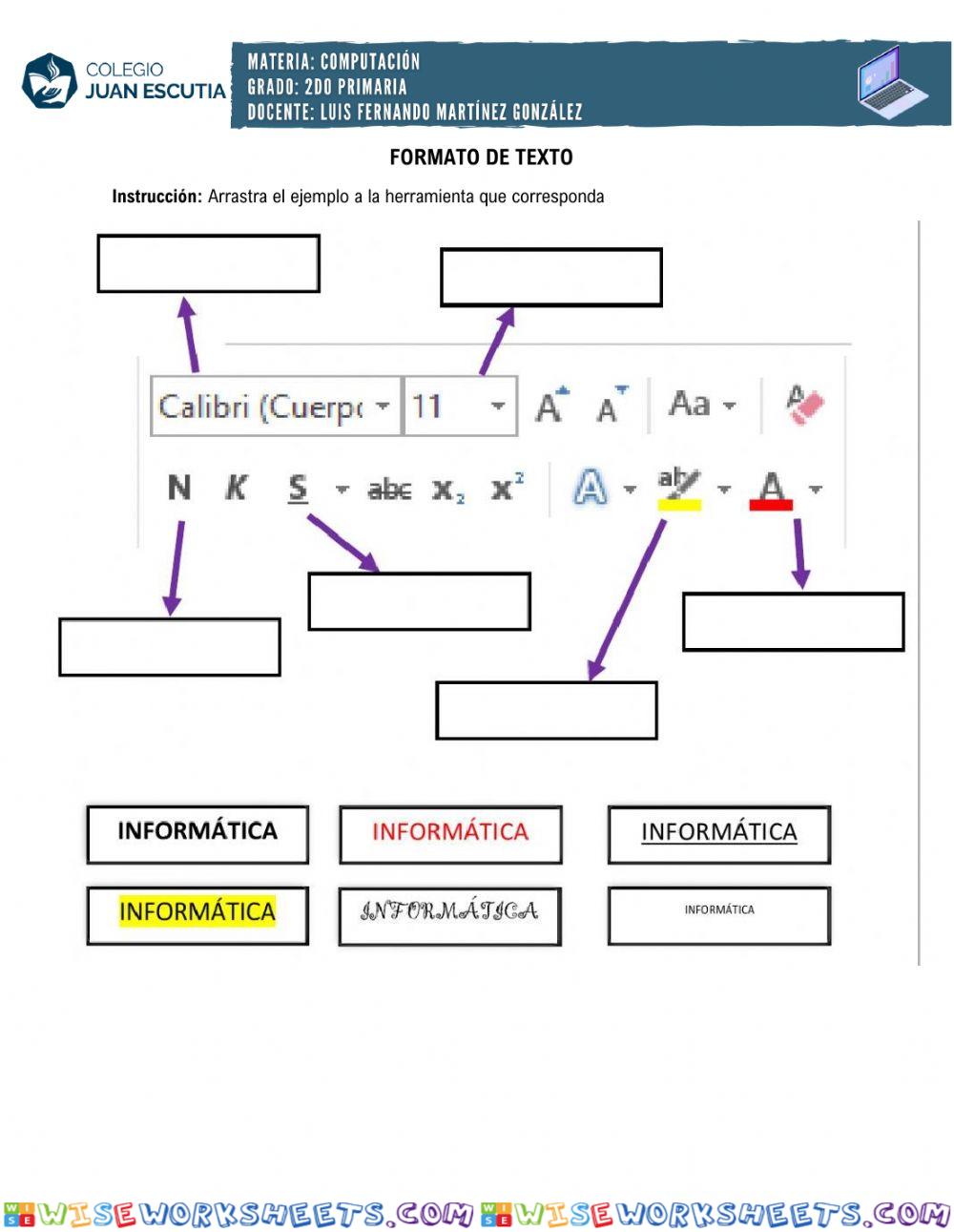 Formato de texto II