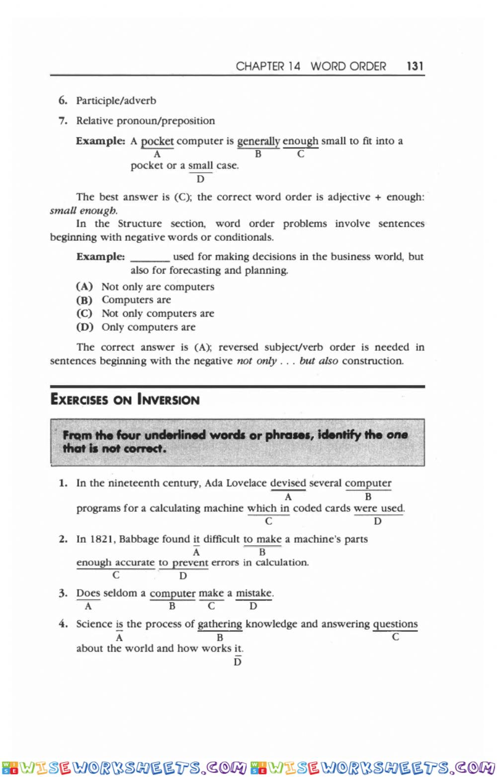 Toefl grammar practice 68