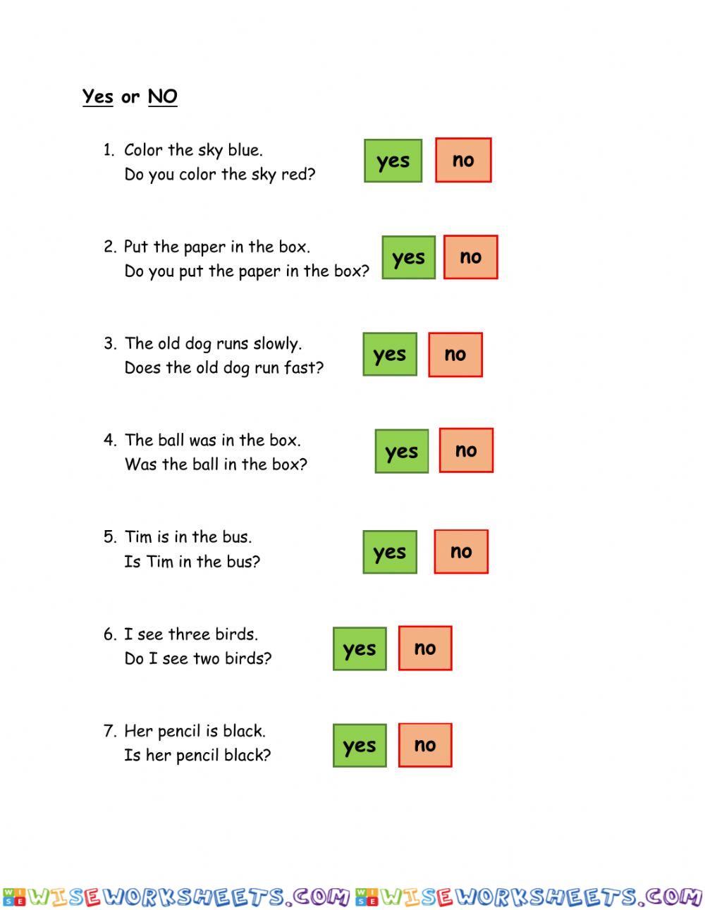worksheet
