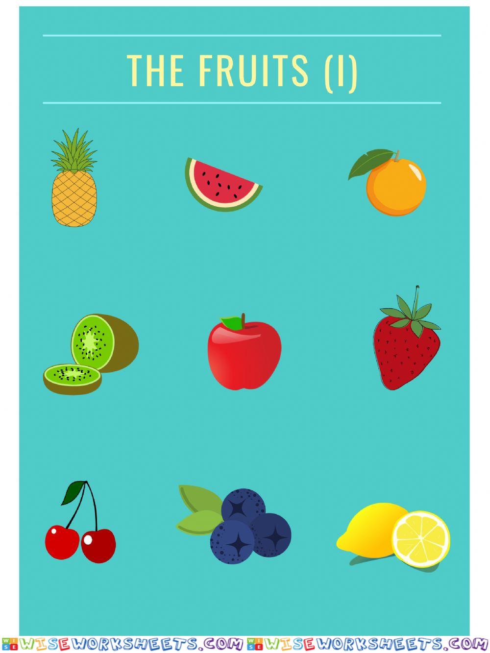 Fruits adjectives