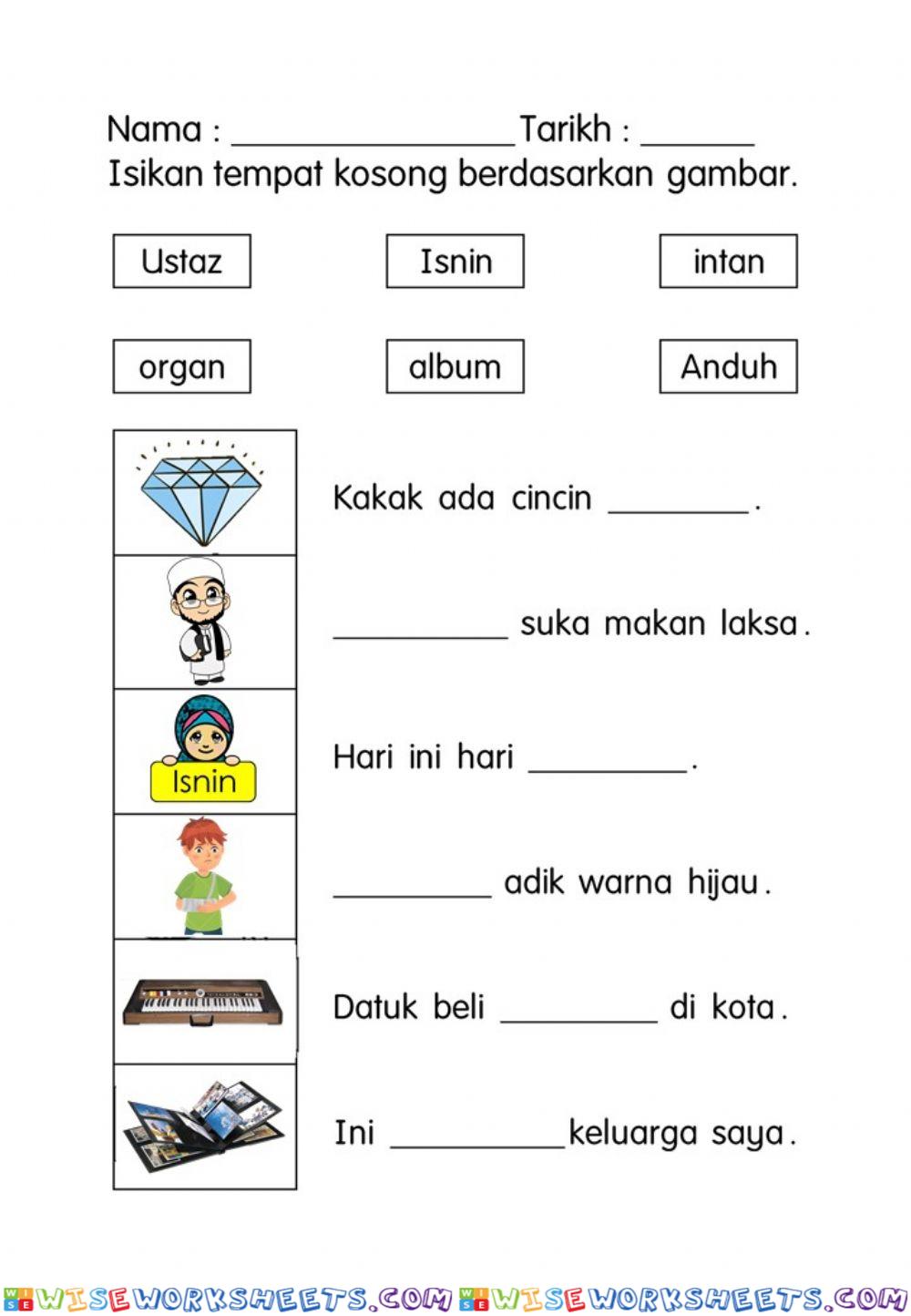 Latih tubi Bahasa Melayu 5