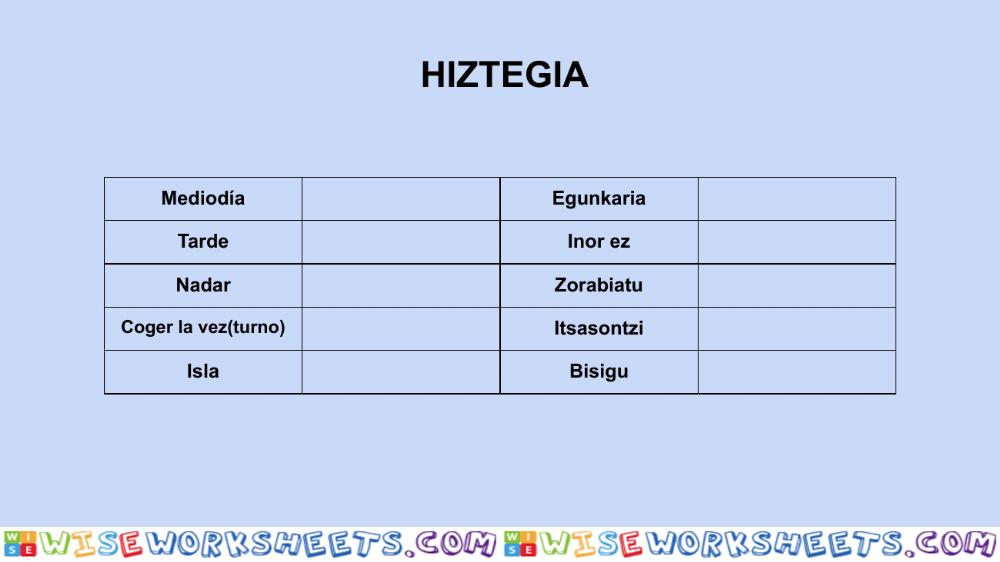 Hiztegia